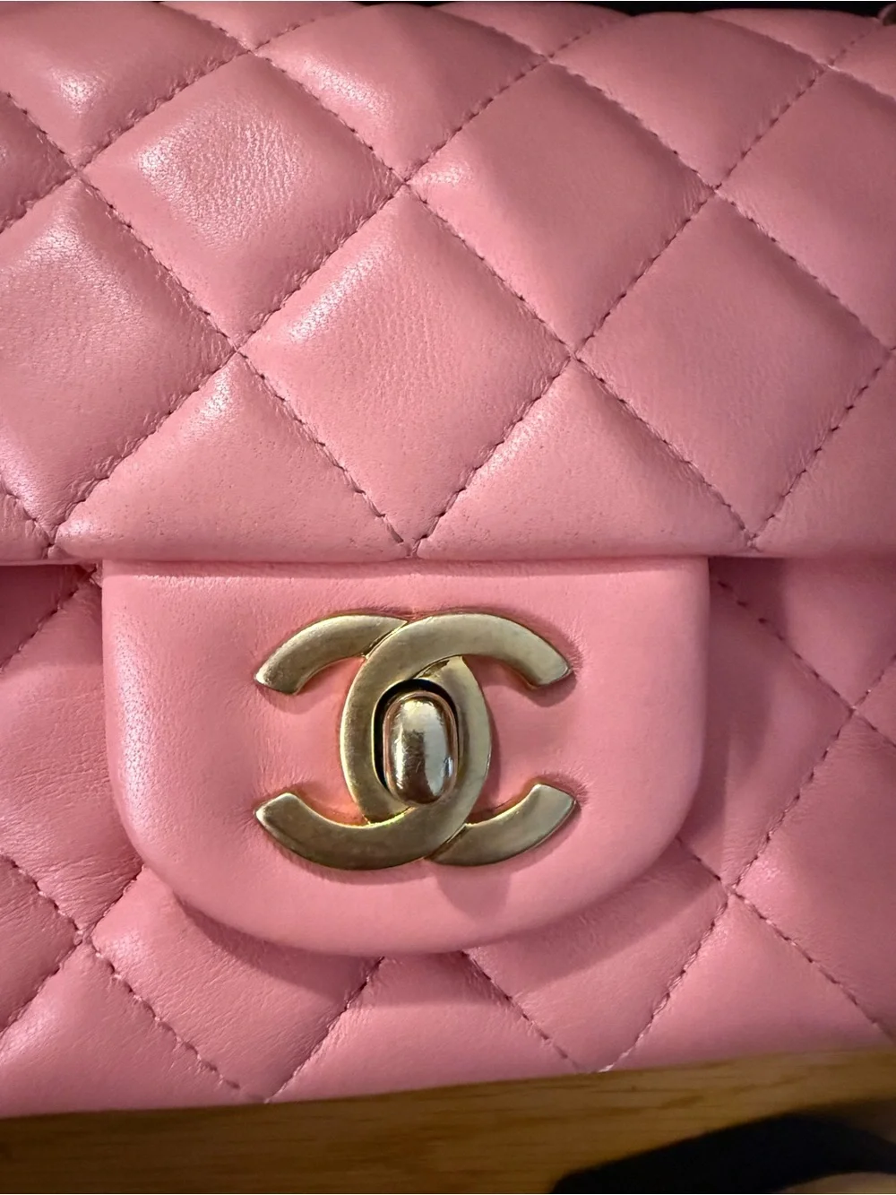 CHANEL gold hardware